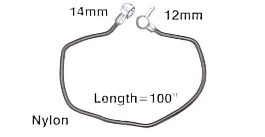 PR 803 TATA ACE DIESEL PIPE 14x12MM BANJO (NYLON BLACK)