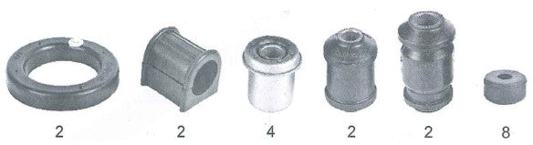 PR 2854 MAHINDRA SCORPIO FRONT SUSPENSION BUSH KIT