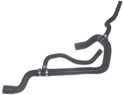 PR 545 TATA INDICA V2/DLE BOTTOM HOSE WITH 2 NALKI