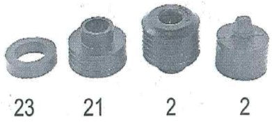 PR 2826 MAHINDRA UTILITY BODY MOUNT KIT