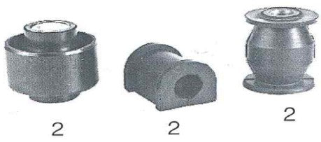 PR 3851 TATA INDICA VISTA SUSPENSION BUSH KIT